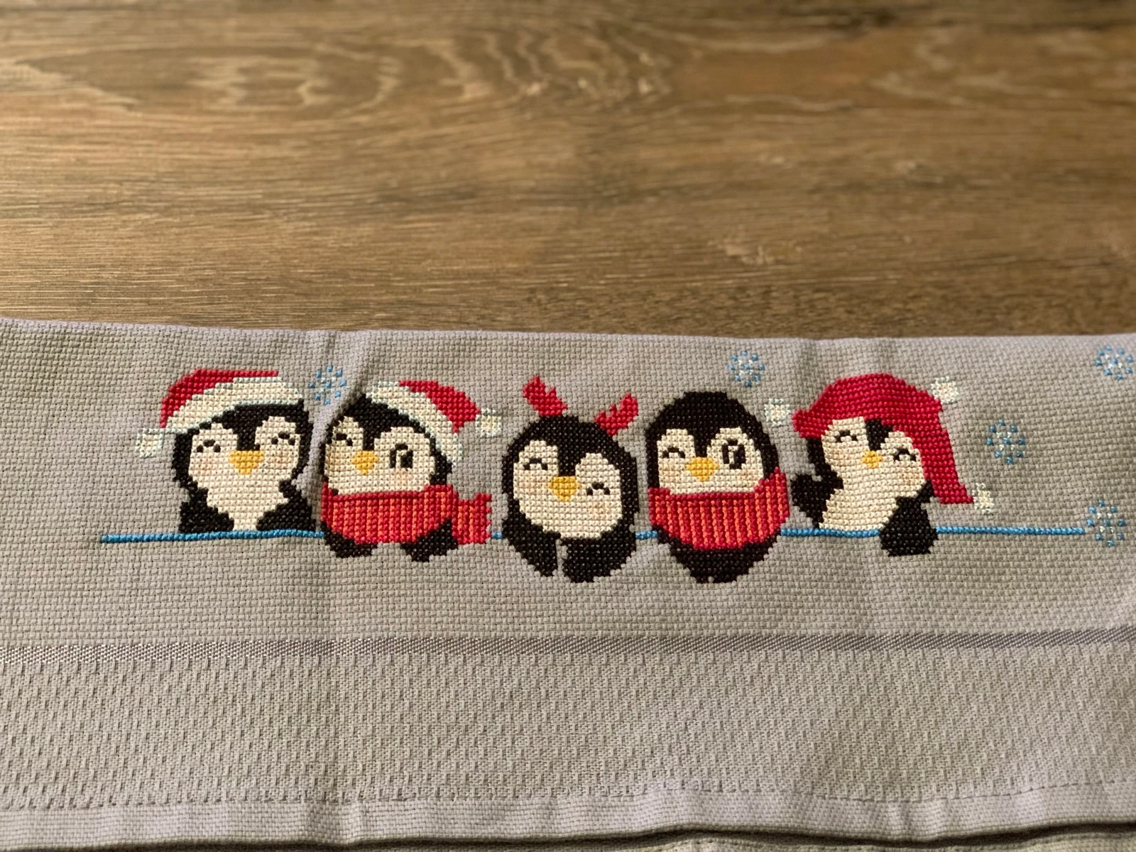 Torchon de cuisine pingouins 